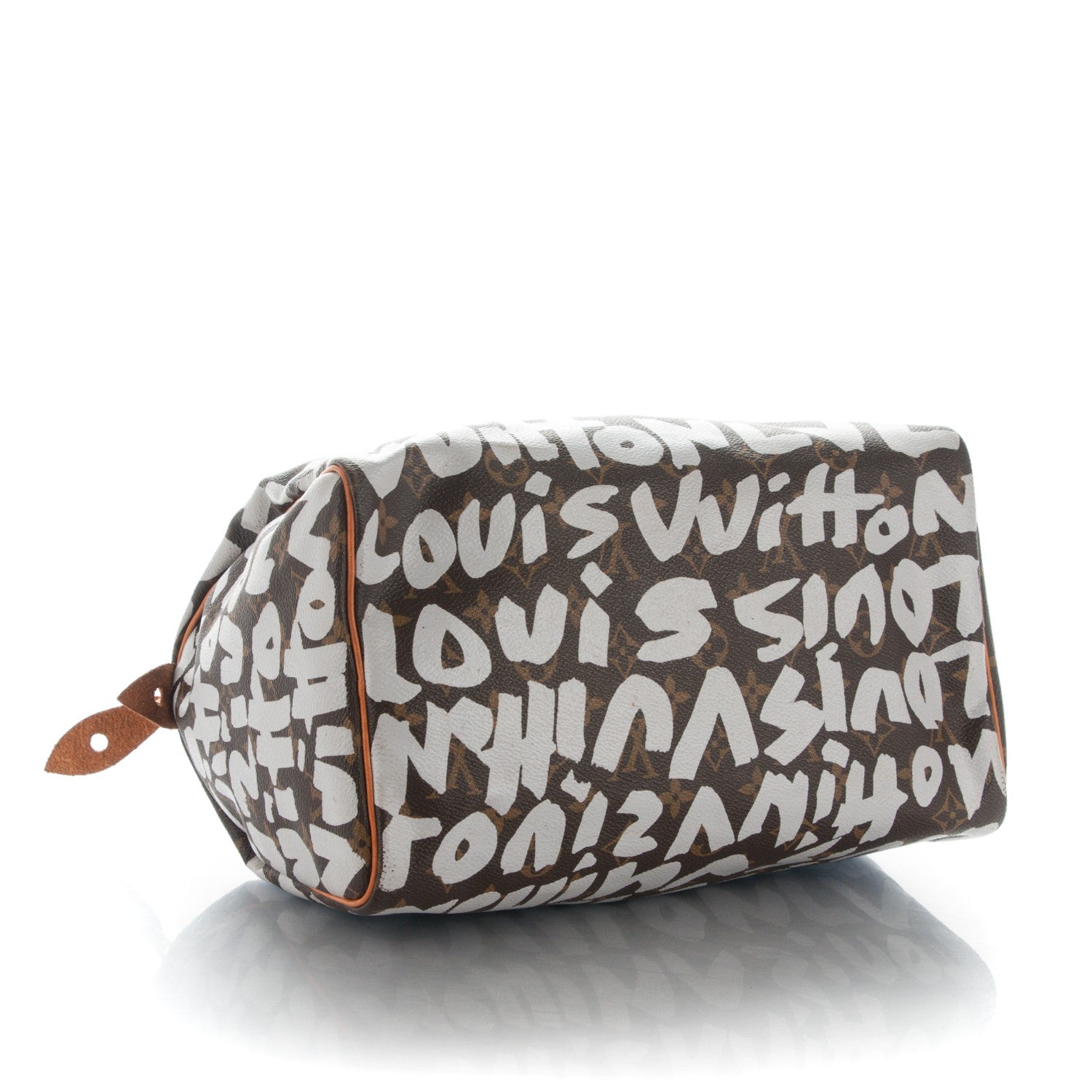 Louis Vuitton Monogram Graffiti Speedy 30 Silver 4 of 11