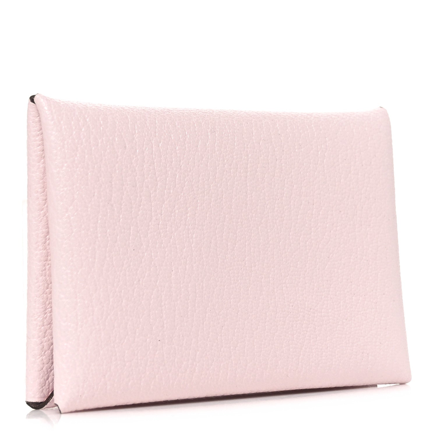 Hermes Chevre Mysore Calvi Duo Card Case Rose Darling 3 of 8