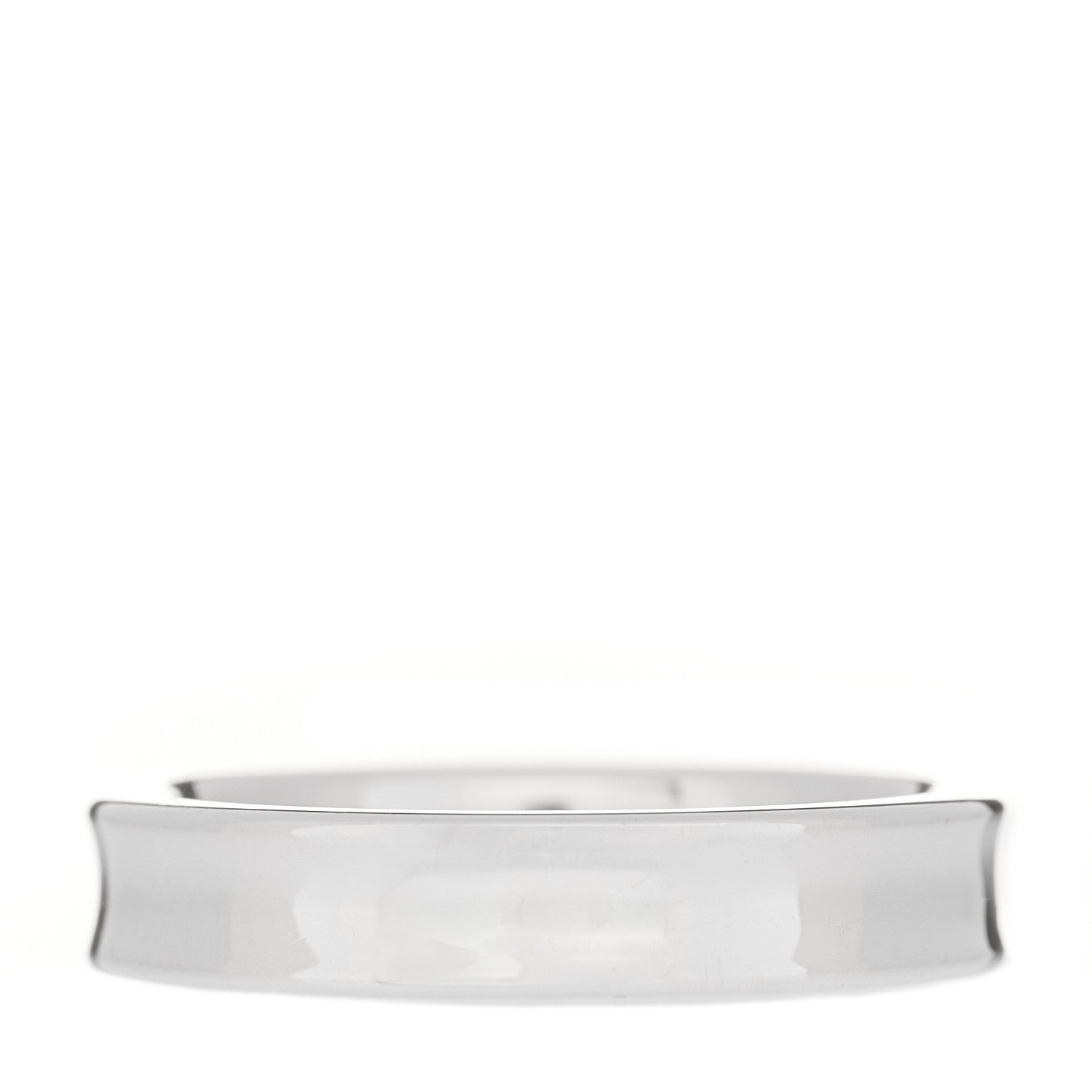 Tiffany Sterling Silver Narrow 1837 Band Ring 52 6 3 of 4
