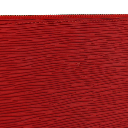 Louis Vuitton Epi Pochette Accessories 24 Castillan Red 11 of 11