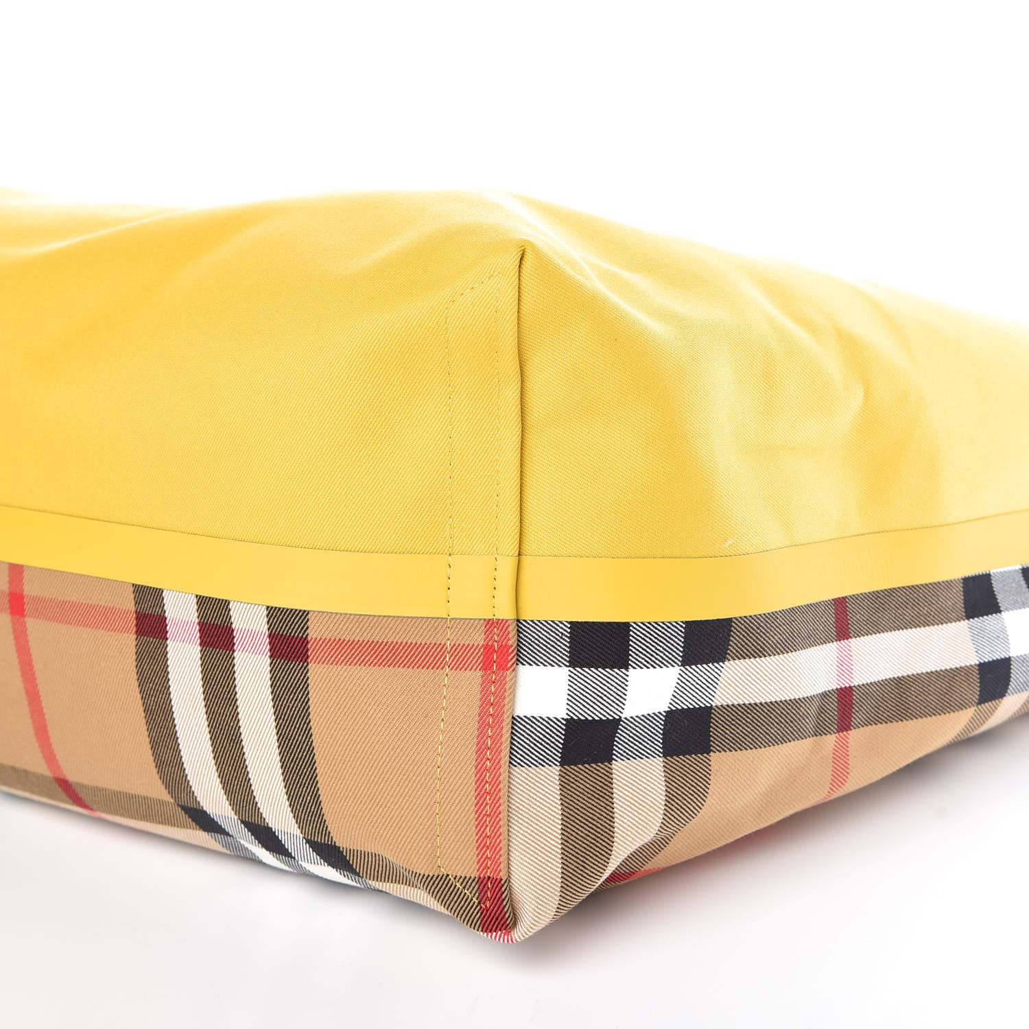 Burberry Vintage Check Large The Giant Reversible Tote Antique Yellow Golden Yellow 23 of 24