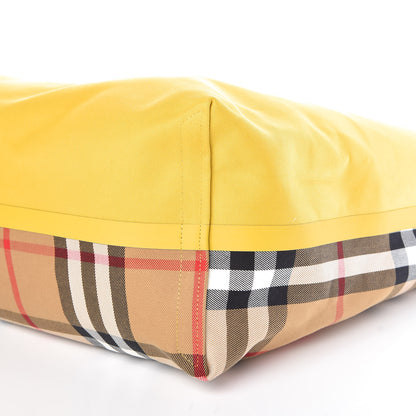 Burberry Vintage Check Large The Giant Reversible Tote Antique Yellow Golden Yellow 23 of 24