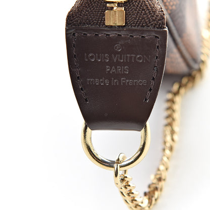 Louis Vuitton Damier Ebene Mini Pochette Accessories 6 of 8
