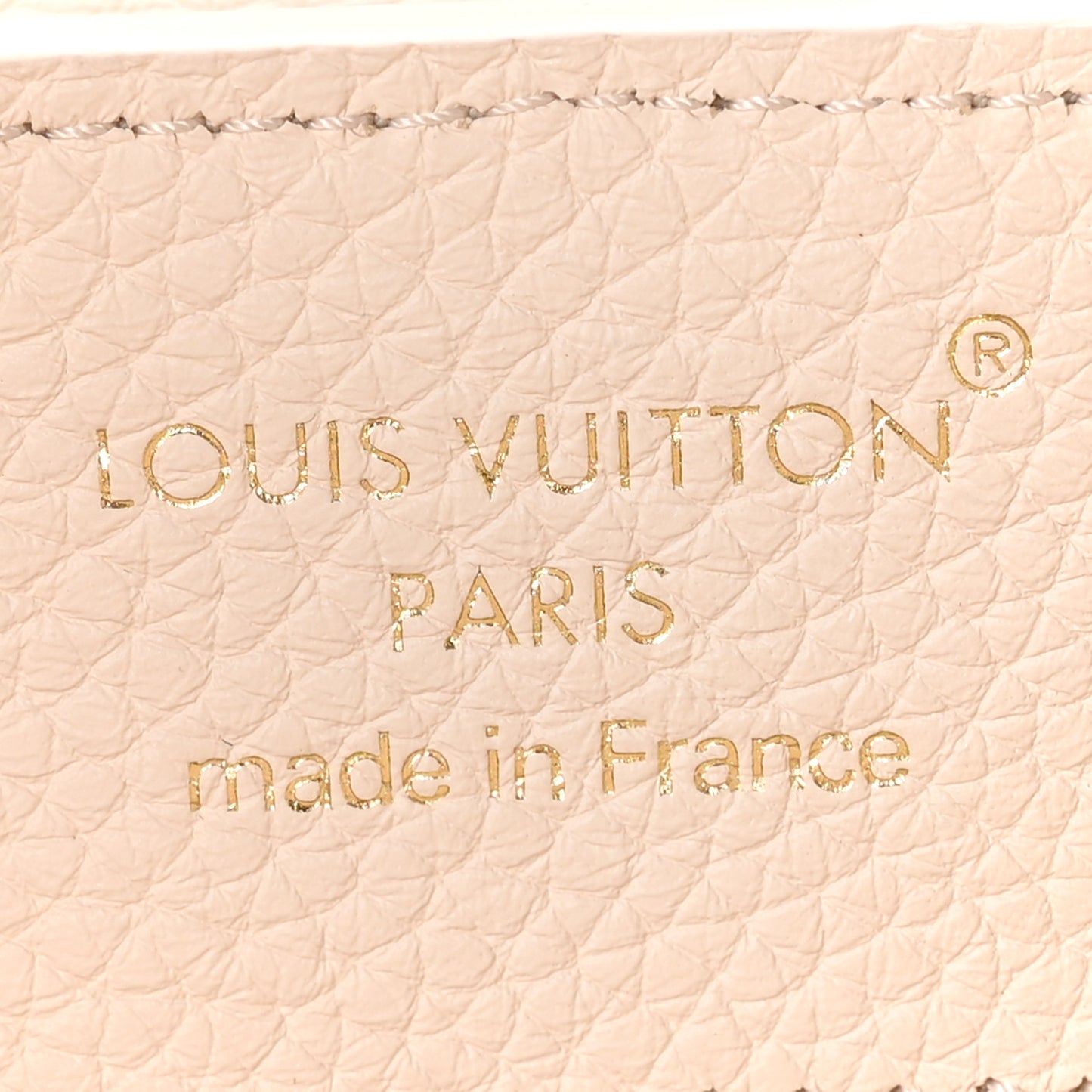 Taurillon Mother of Pearl Flowers Capucines BB Creme Nacre