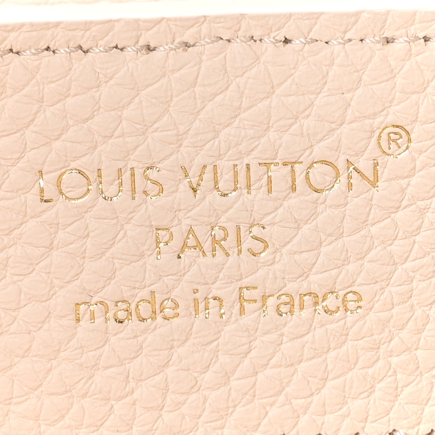 Louis Vuitton Taurillon Mother of Pearl Flowers Capucines BB Creme Nacre 6 of 10