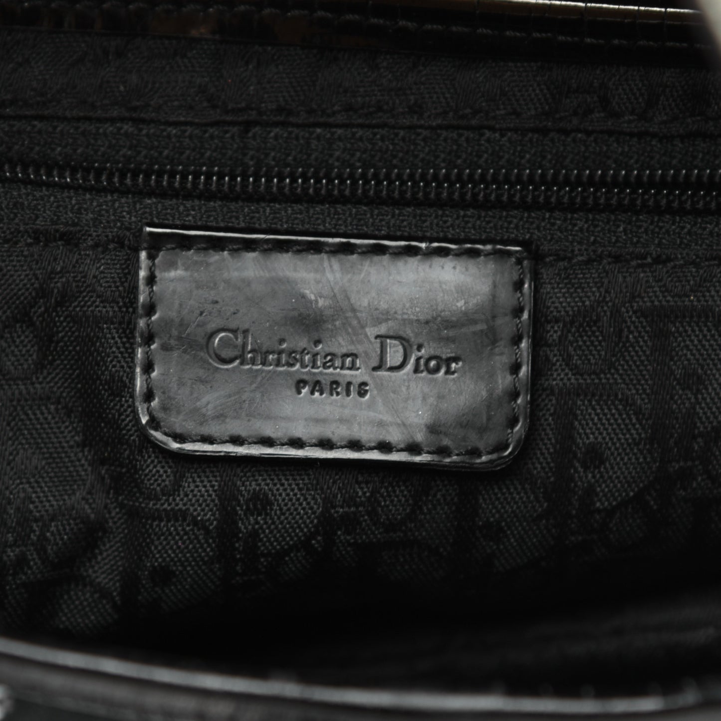 Canvas Floral Saddle Bag Black