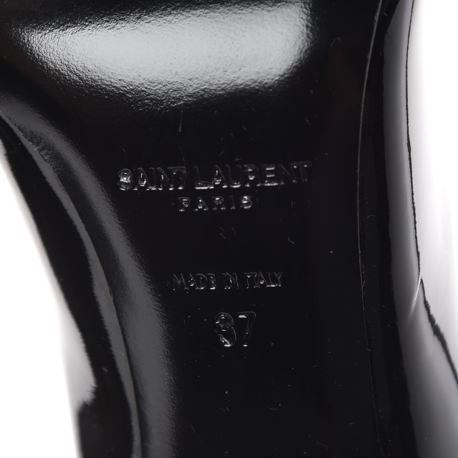 Saint Laurent Patent Y 105 Pumps 37 Black 6 of 9