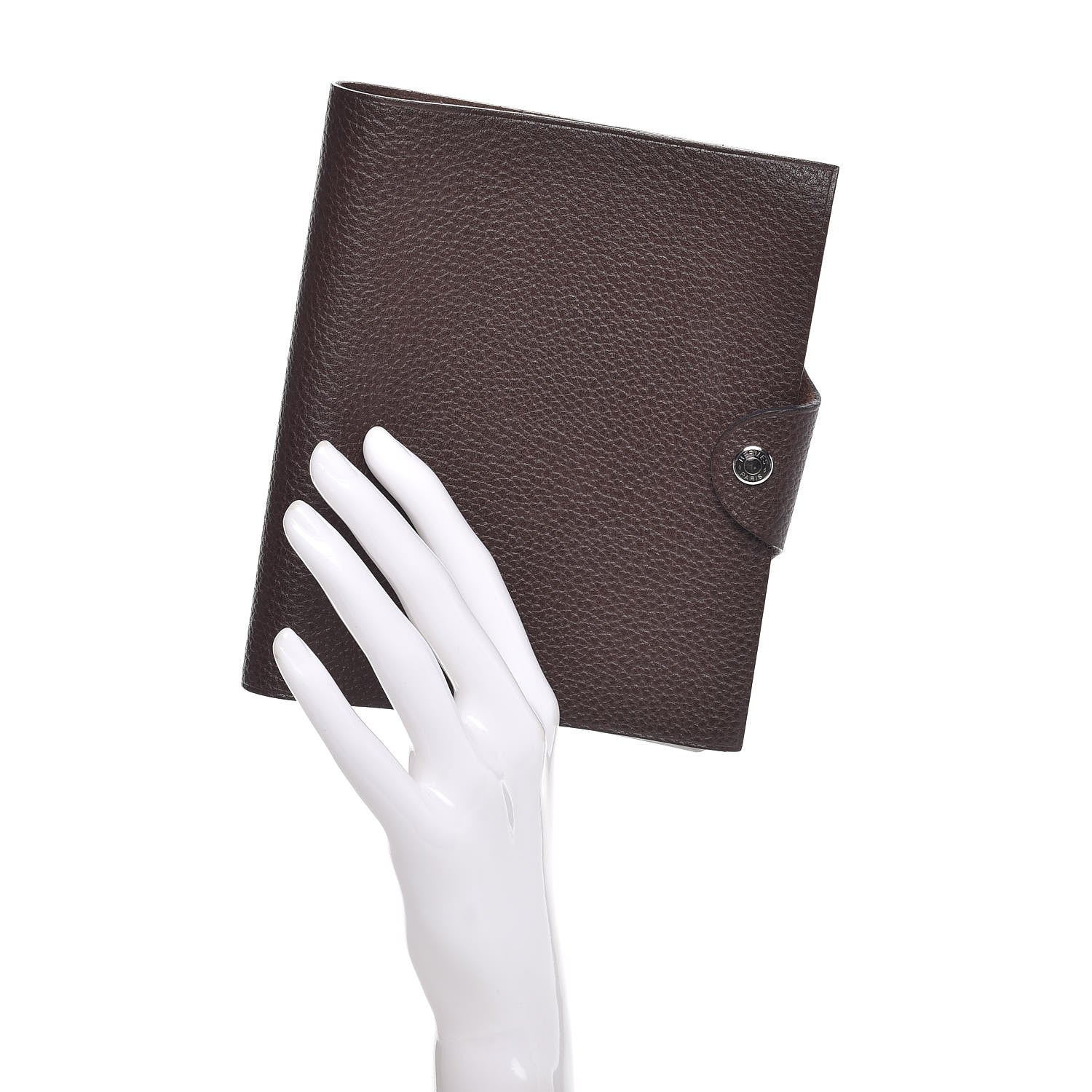 Hermes Togo Ulysse PM Agenda Cover Chocolate 2 of 8