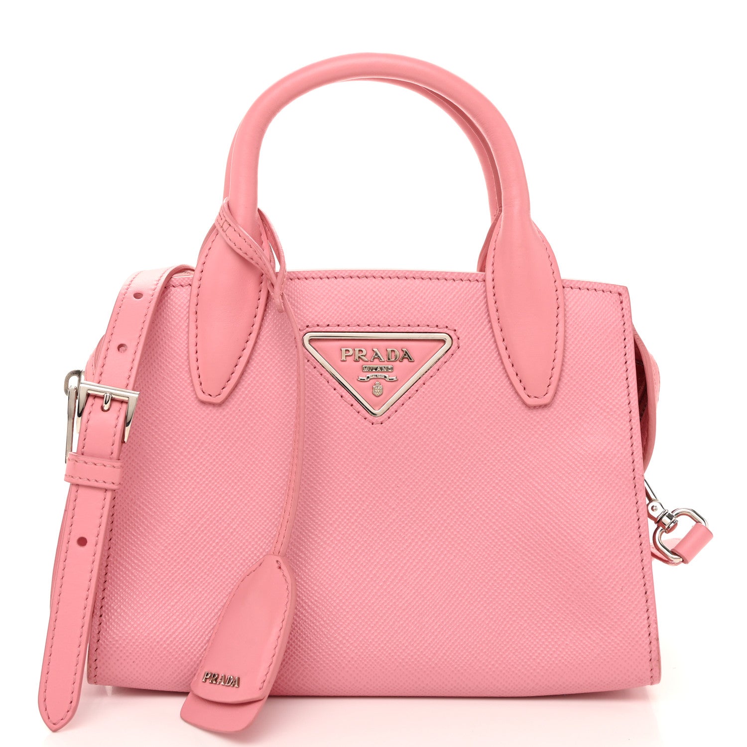 Prada Saffiano Cuir Small Kristen Petalo 1 of 10