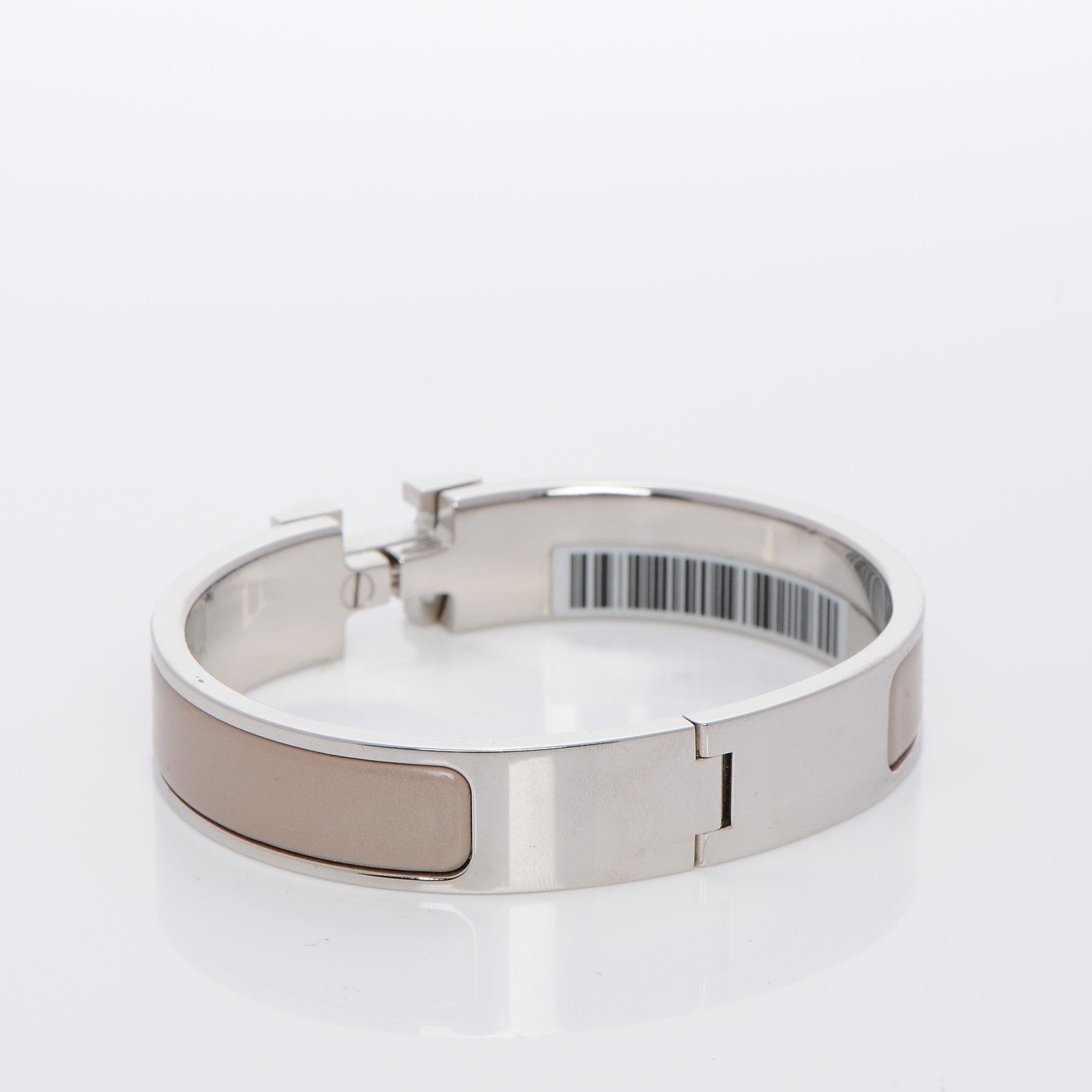 Hermes Enamel Narrow Clic Clac H Bracelet PM Maron Glace 3 of 4