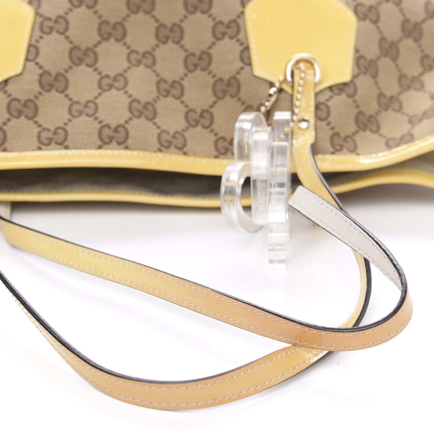 Monogram Web Medium Jolie Tote Yellow
