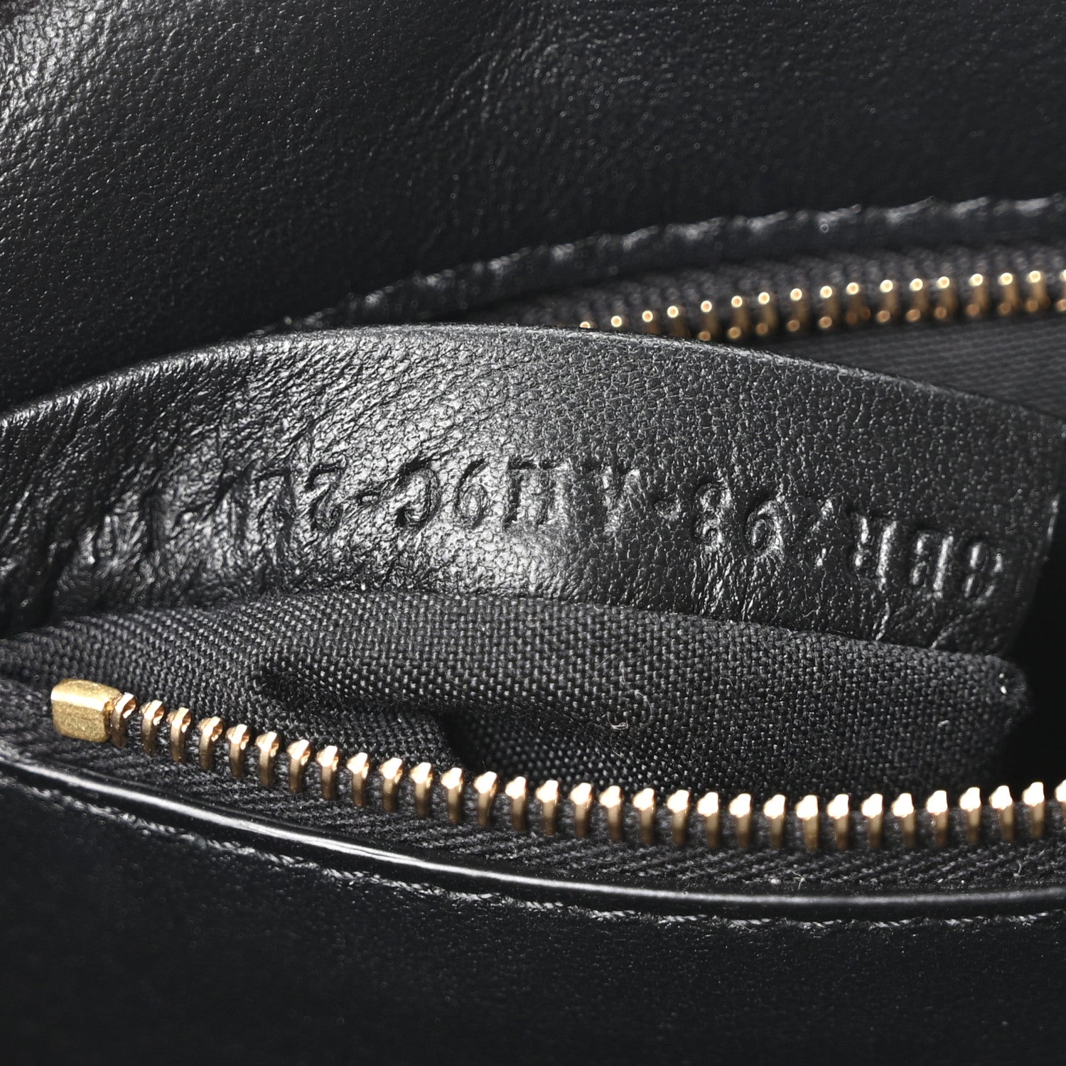 Fendi Nappa Small FF Embossed Midi Chain Baguette Black 7 of 10