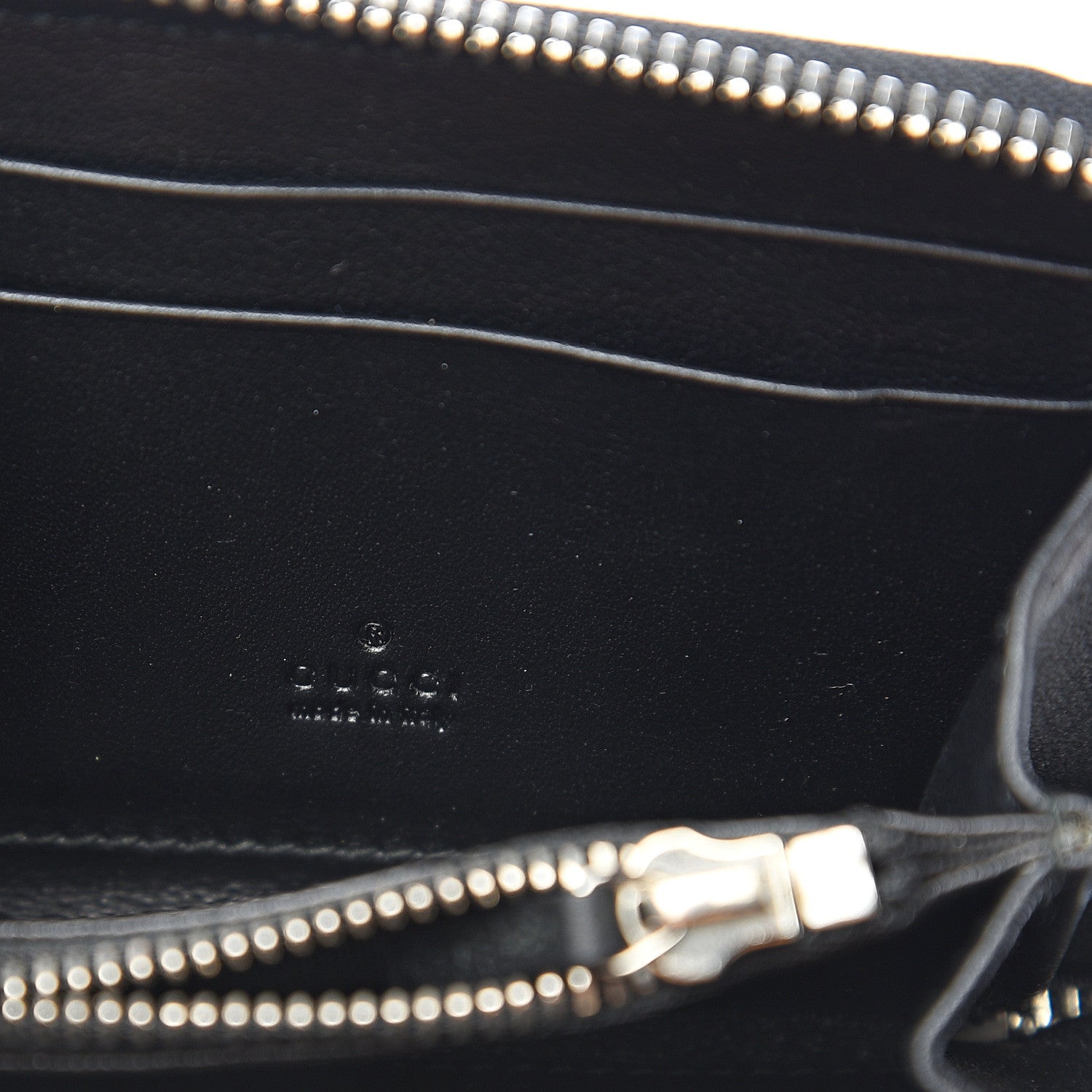 Gucci Crocodile Zip Around Card Case Black 5 of 6