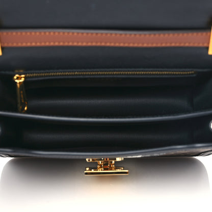 Burberry E-Canvas Monogram Stripe Small TB Bag Bridle Brown 5 of 8