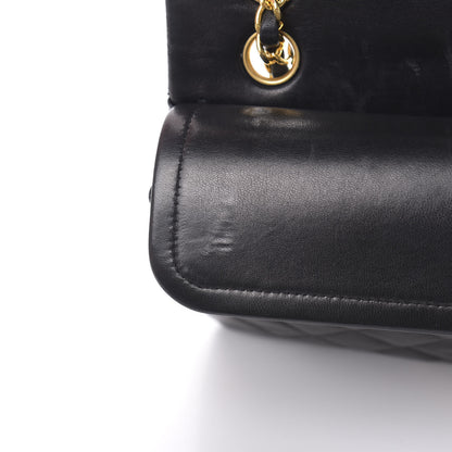 Chanel Lambskin Quilted Small Double Flap Black 13 of 16