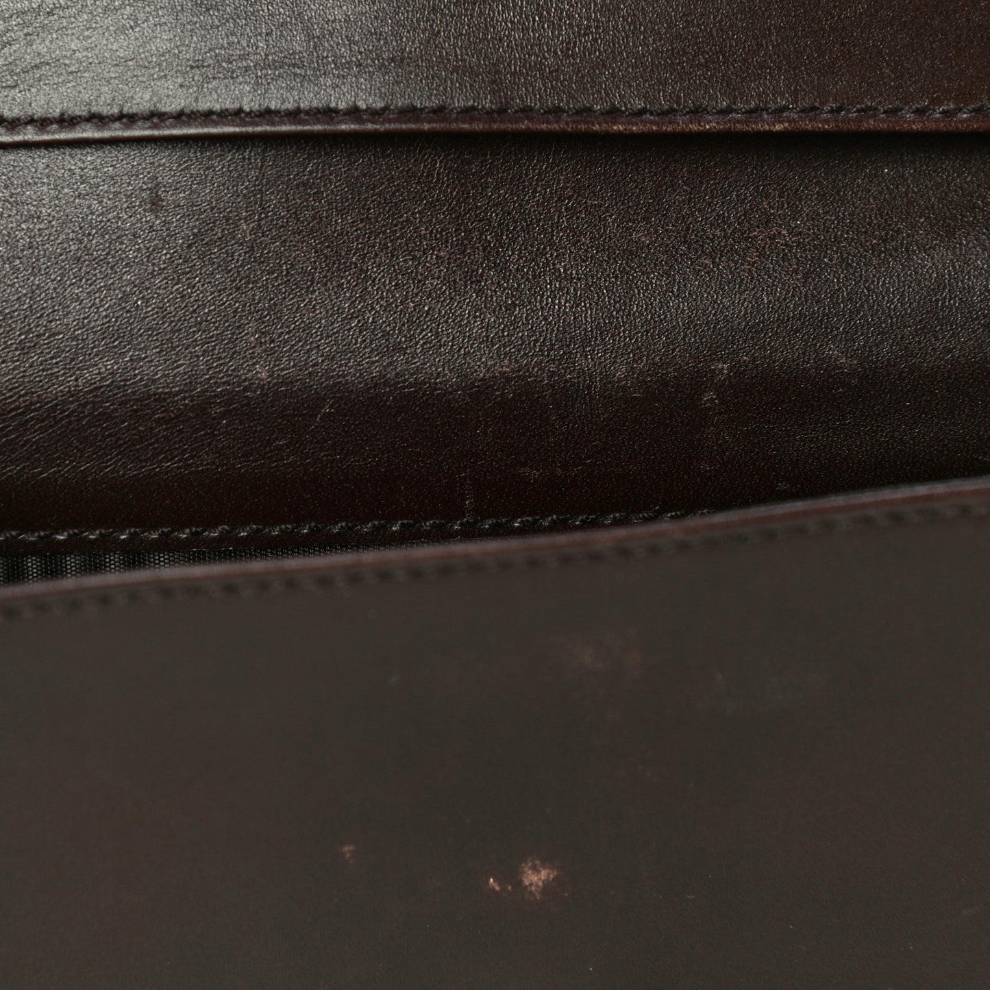 Guccissima Margaux Calfskin Metal Bar Continental Flap Wallet Chocolate