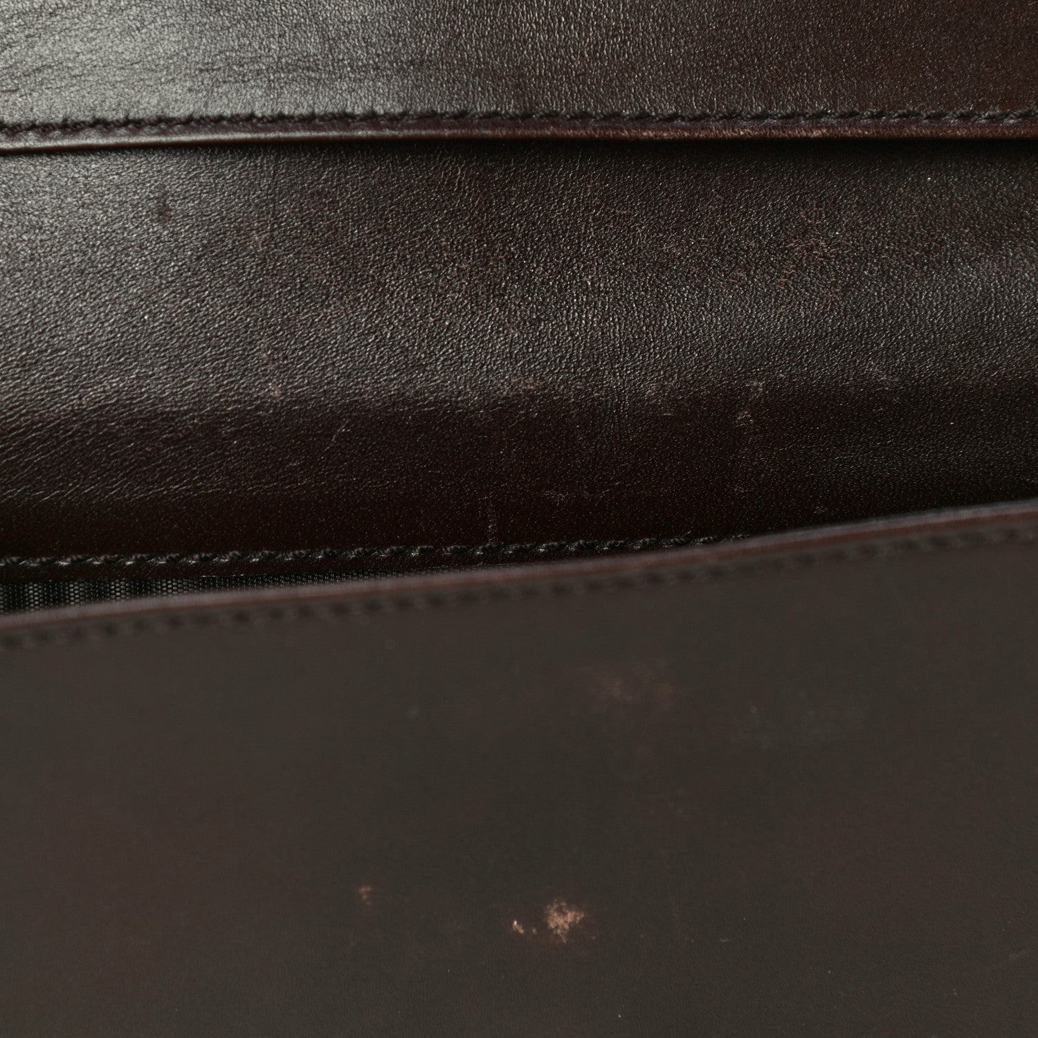 Gucci Guccissima Margaux Calfskin Metal Bar Continental Flap Wallet Chocolate 15 of 23