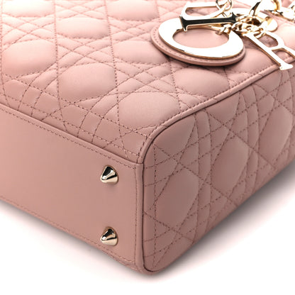 Christian Dior Lambskin Cannage Small My ABC Dior Lady Dior Blush 10 of 10