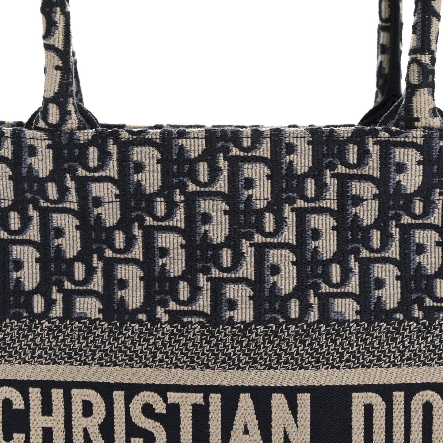 Oblique Medium Book Tote Blue Multicolor