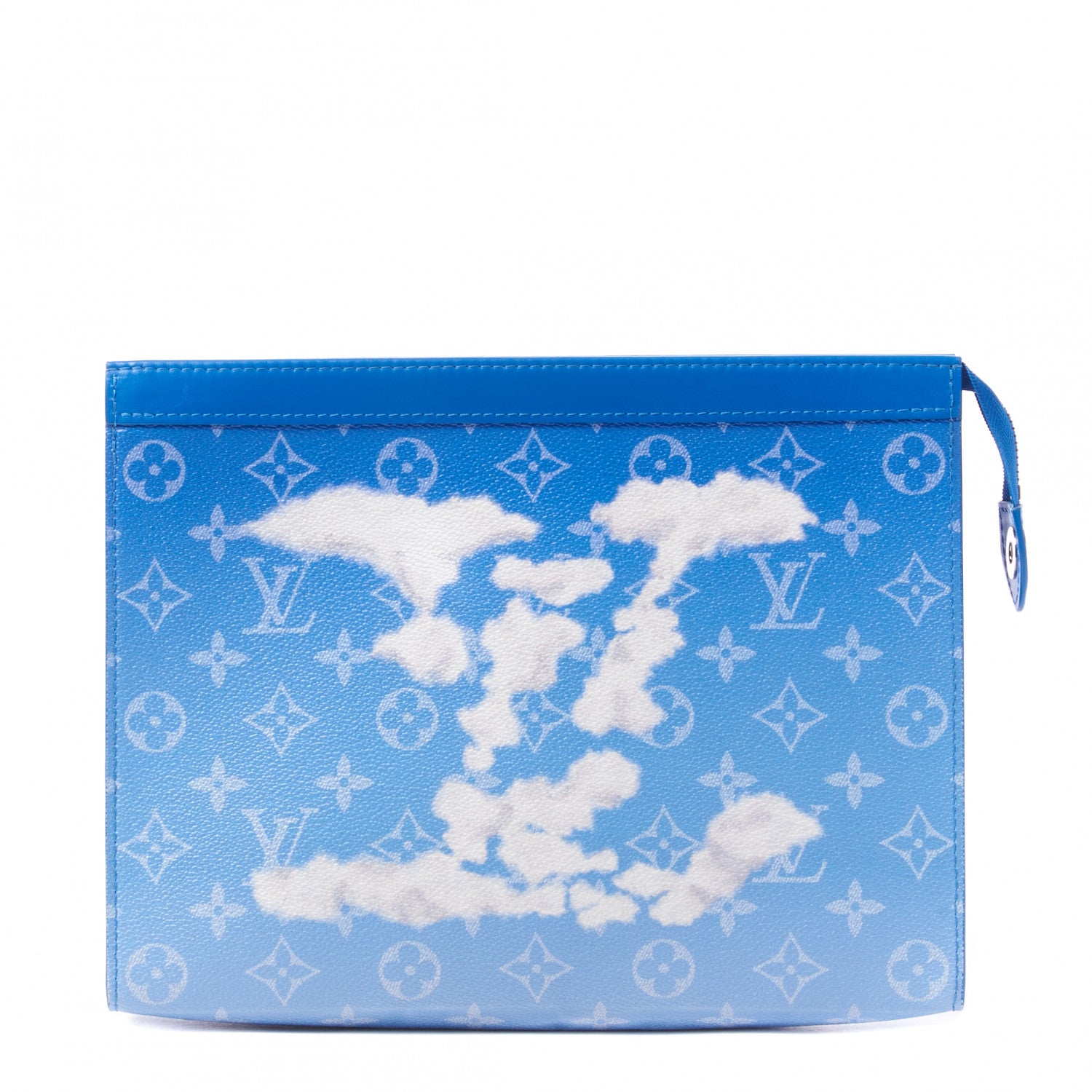 Louis Vuitton Monogram Clouds Pochette Voyage MM A4 Blue 1 of 7