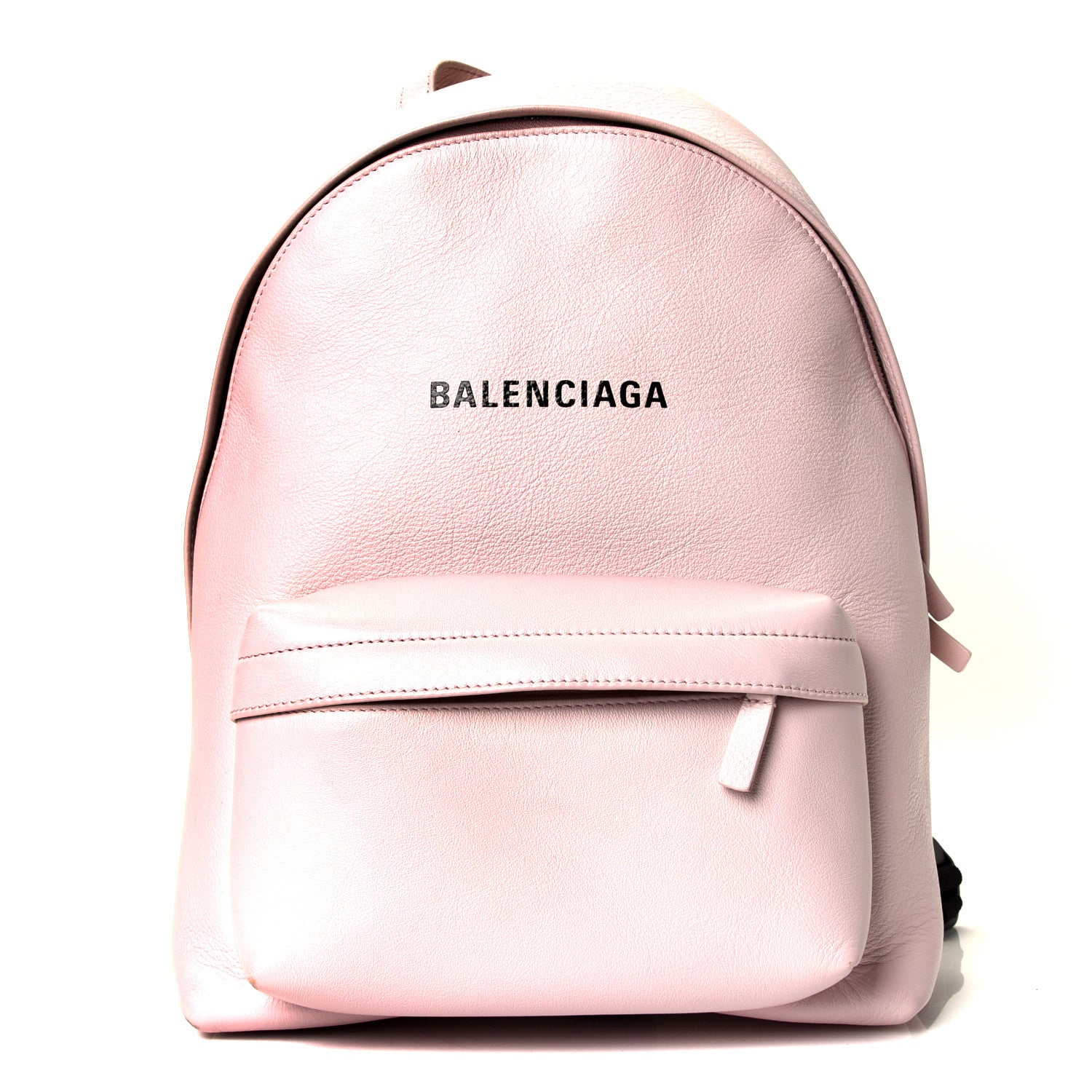 Balenciaga Smooth Calfskin Logo Small Everyday Backpack Light Rose Black 1 of 4