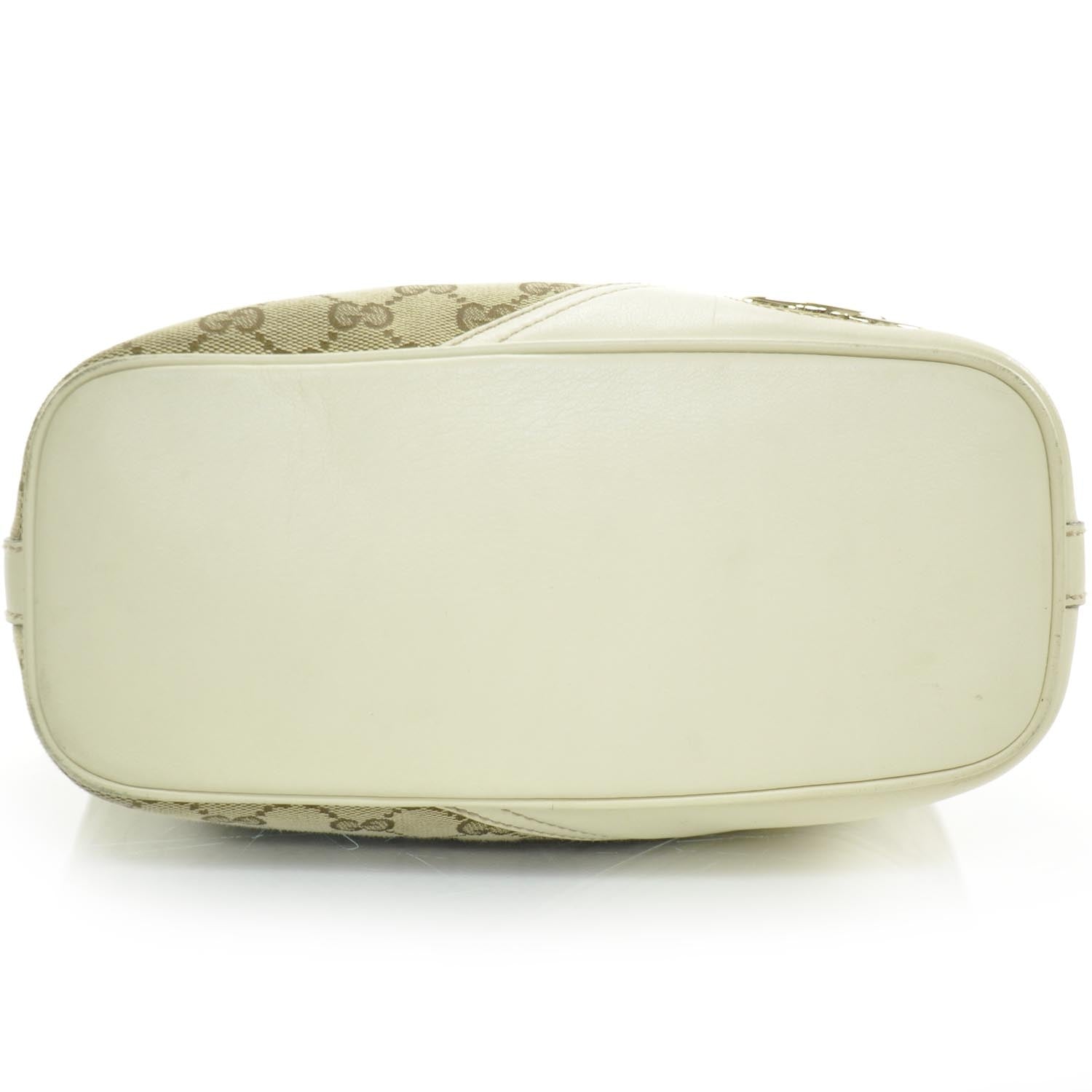 Gucci Monogram New Britt Shoulder Bag Ivory 5 of 9