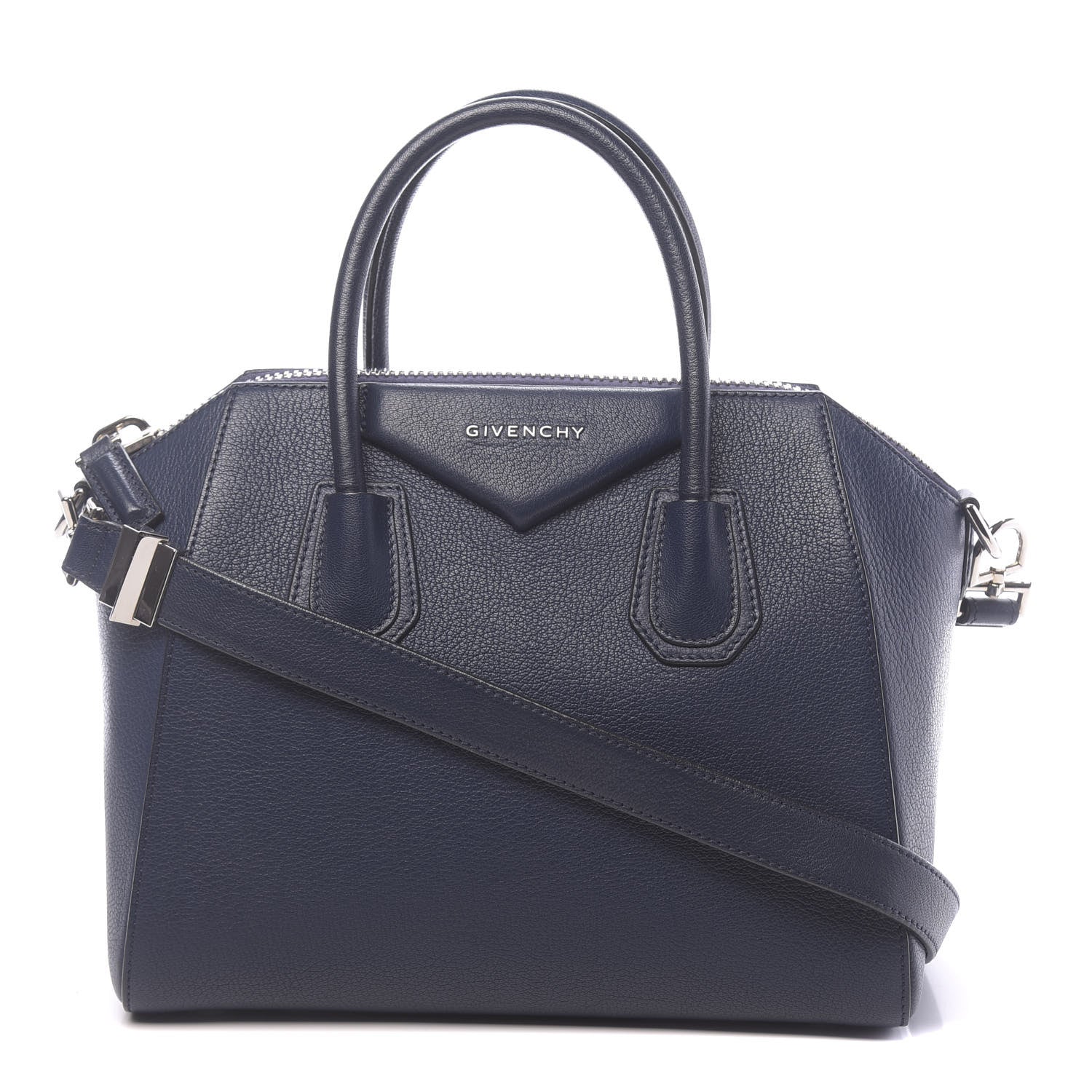 Givenchy Sugar Goatskin Small Antigona Night Blue 1 of 10