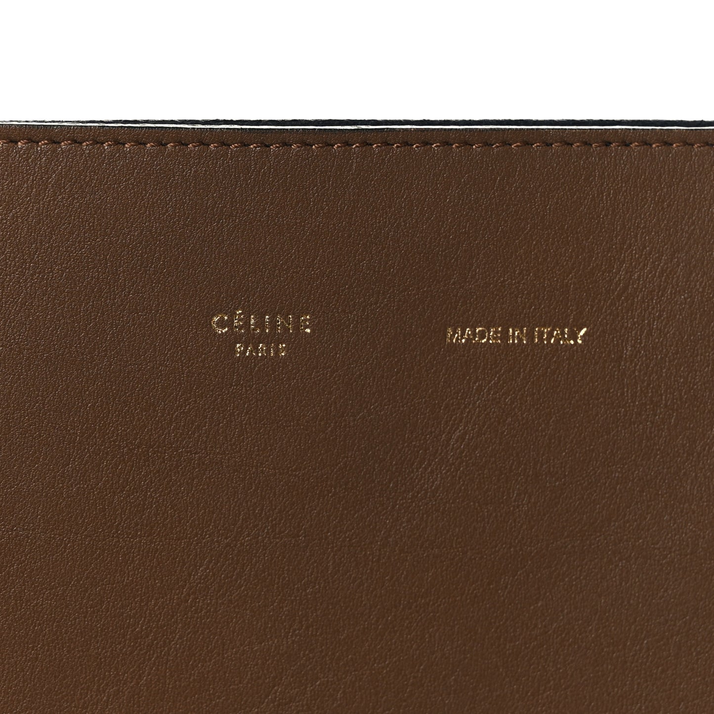 Shiny Smooth Calfskin Twisted Cabas Camel Tan