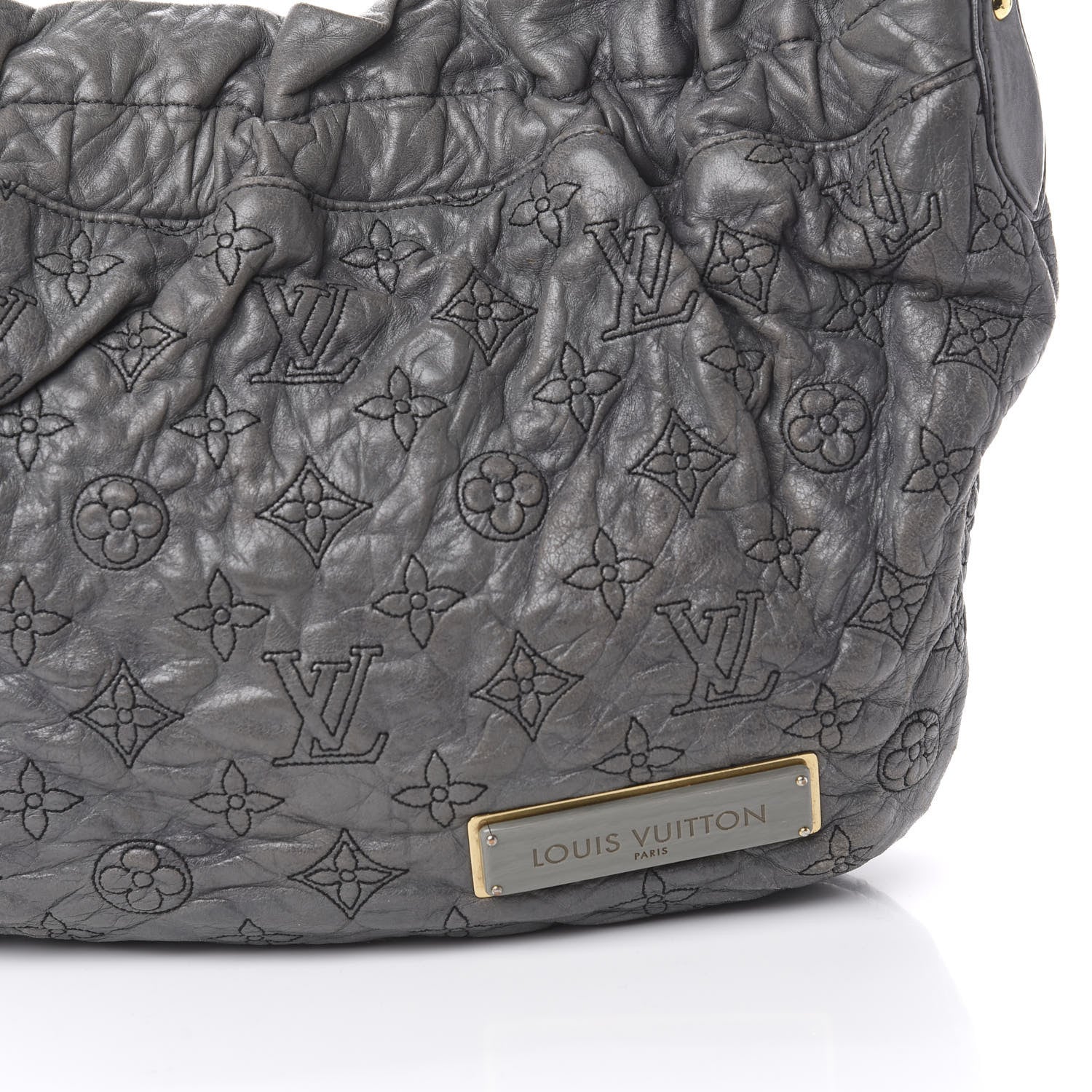 Louis Vuitton Lambskin Olympe Nimbus PM Anthracite 15 of 17