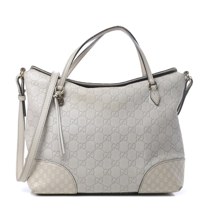 Gucci Guccissima Medium Bree Foldover Tote Nude 1 of 12