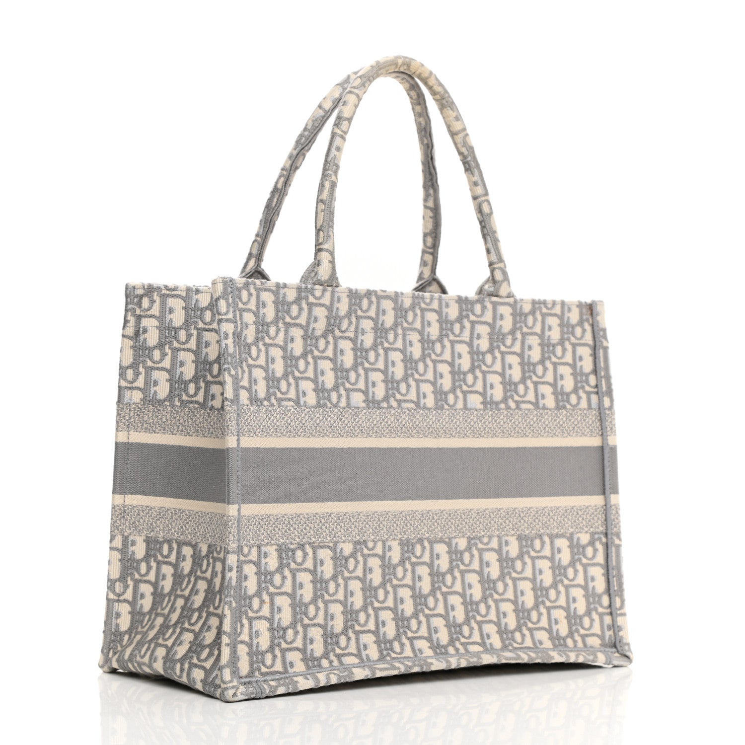 Christian Dior Oblique Medium Book Tote Grey 3 of 14