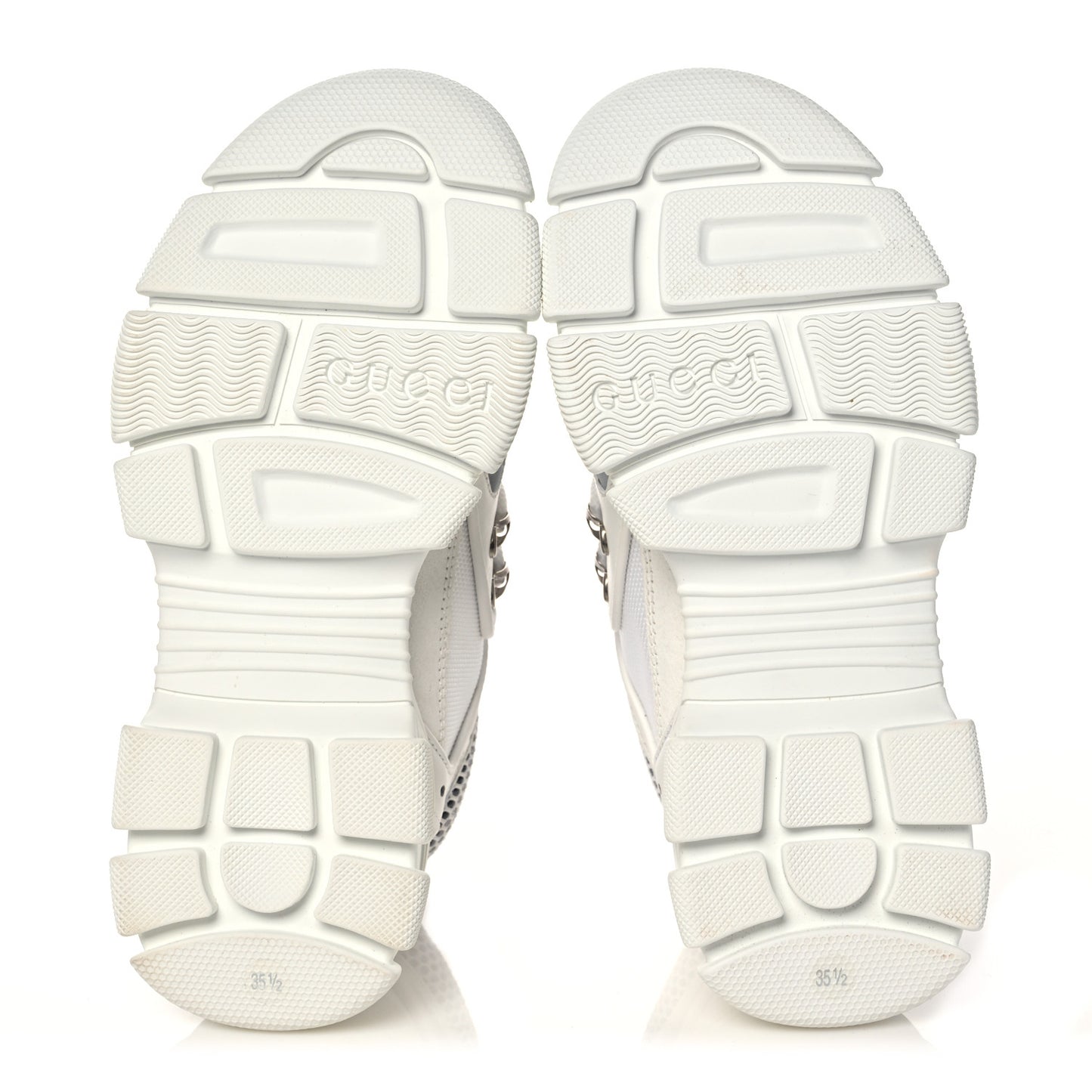 X SEGA Mesh Calfskin Suede Womens Flashtrek Sneakers 35.5 Great White