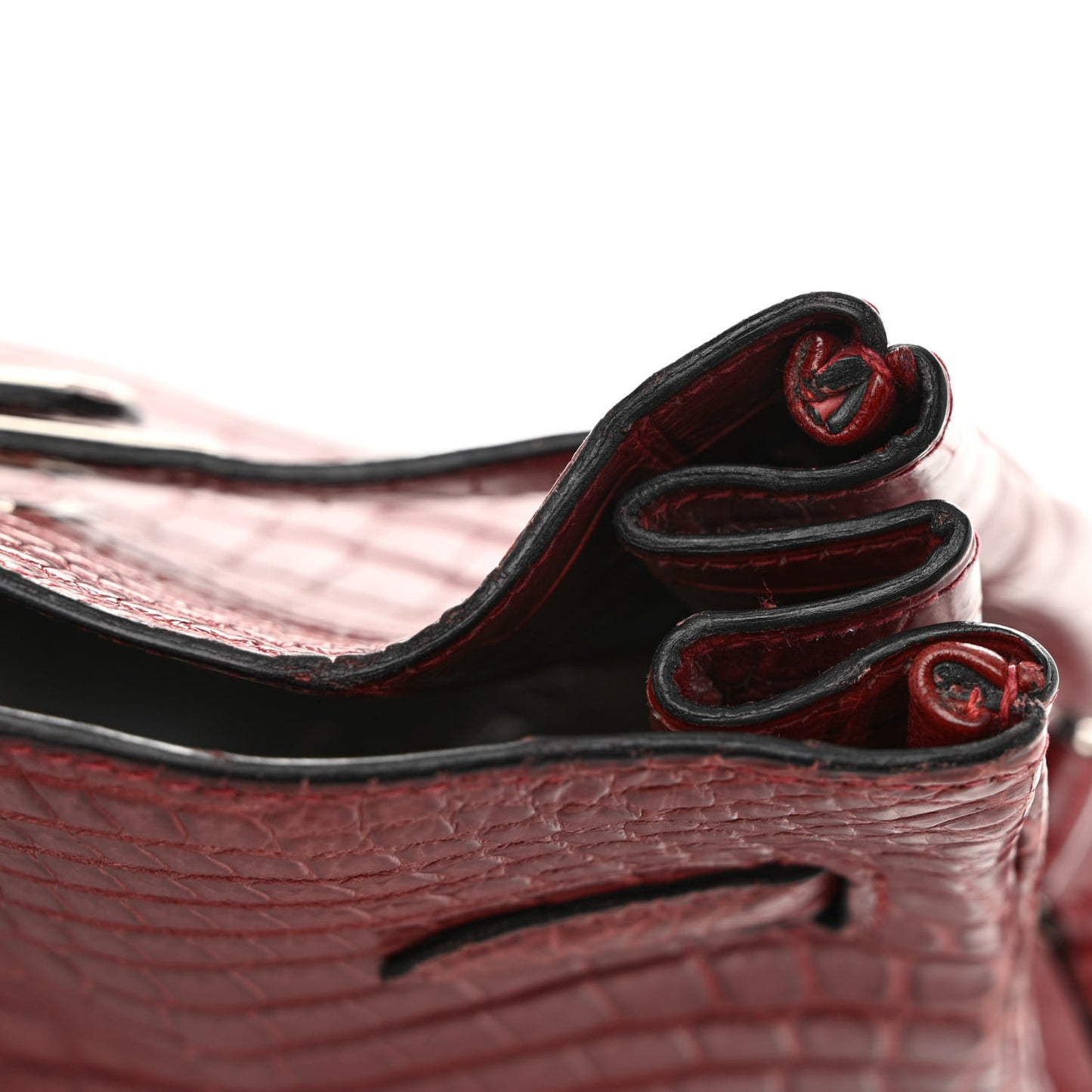 Niloticus Crocodile Kelly Sport 26 Rouge H