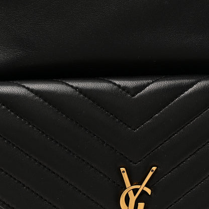 Saint Laurent Lambskin Matelasse Monogram Joe Backpack Black 8 of 11