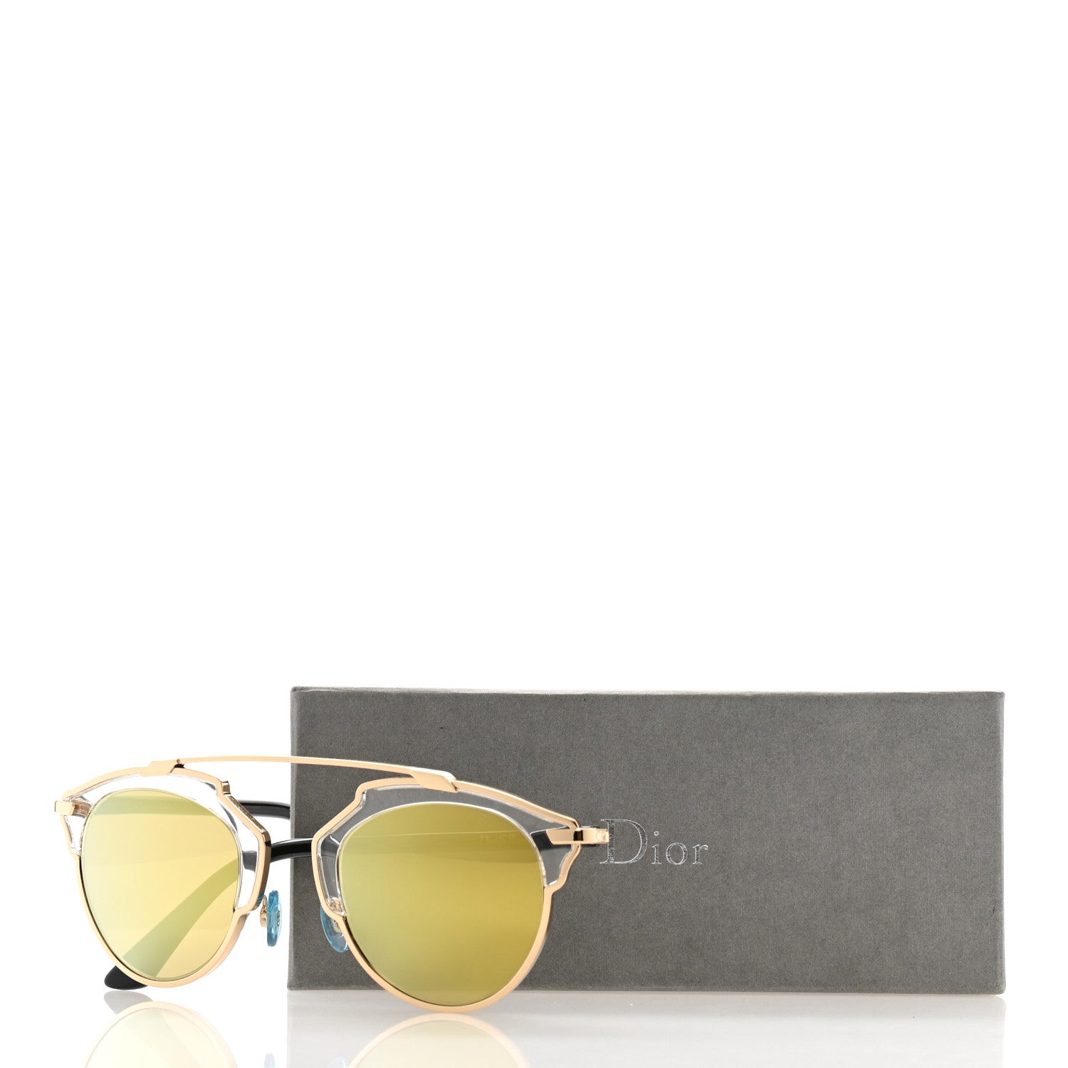 Christian Dior So Real Sunglasses Gold 1656719 – FASHIONPHILE