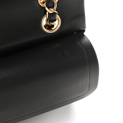 Chanel Lambskin Quilted Small Double Flap Black 10 of 12