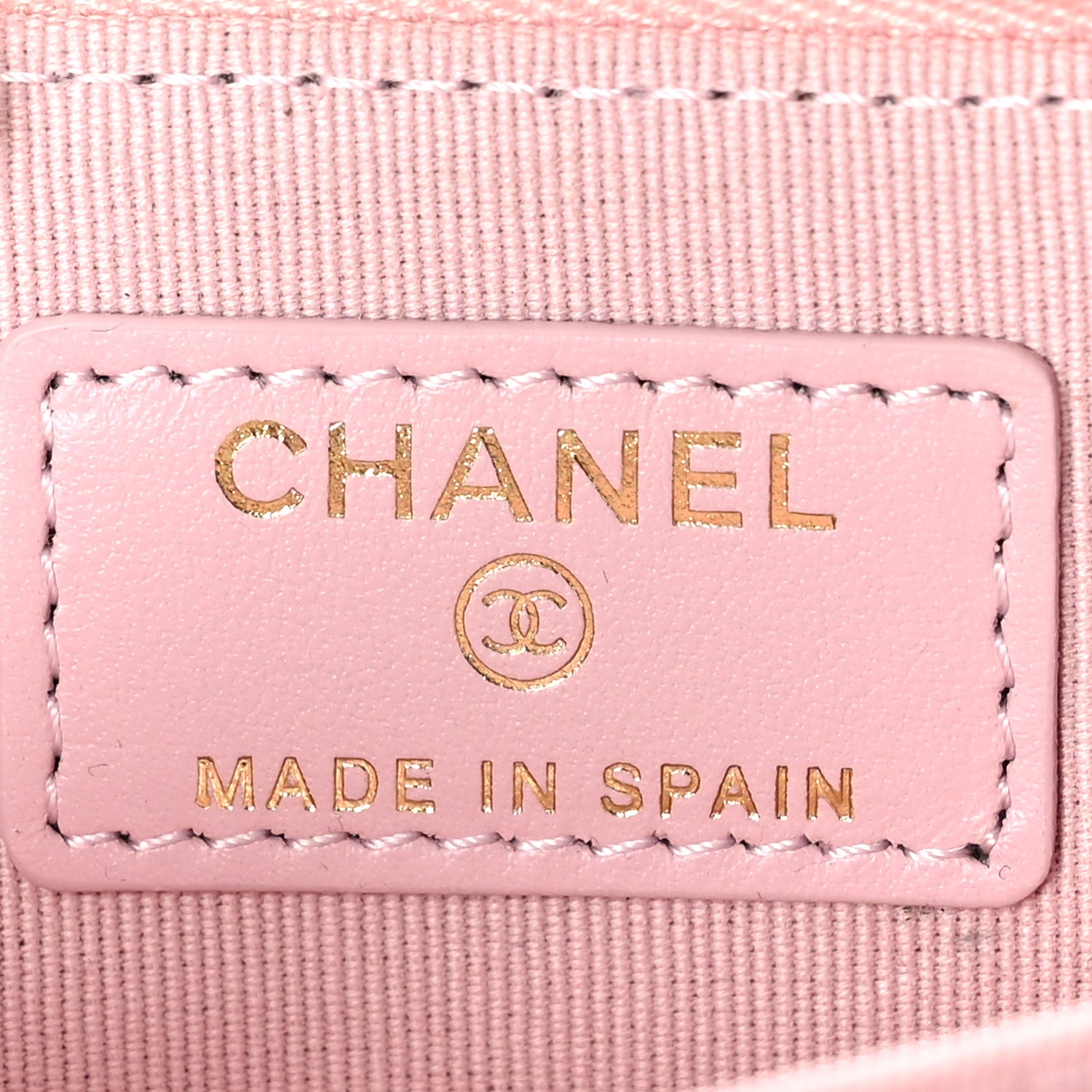 Chanel Caviar Quilted Zip Coin Purse Light Pink 6 of 10