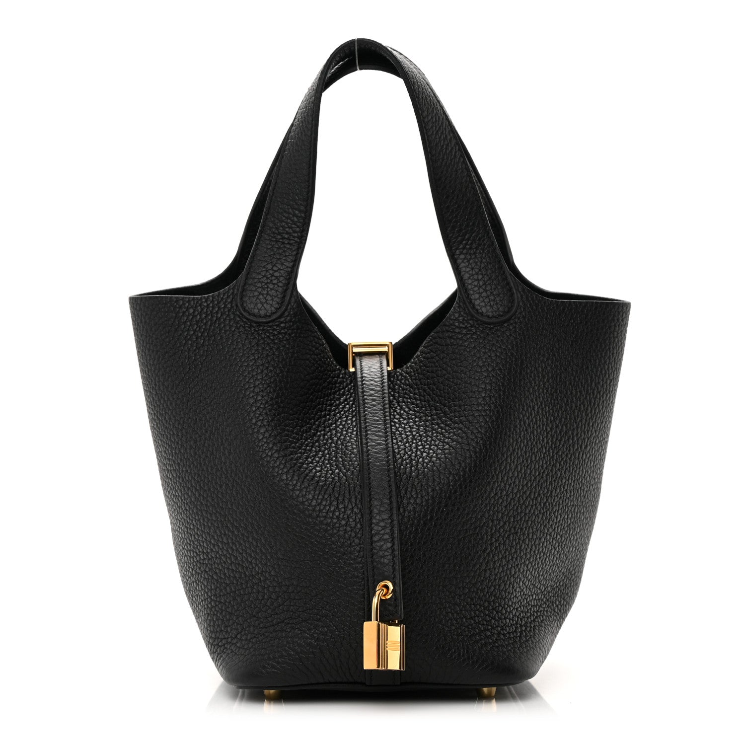 Hermes Taurillon Clemence Picotin Lock 18 PM Black 1 of 12