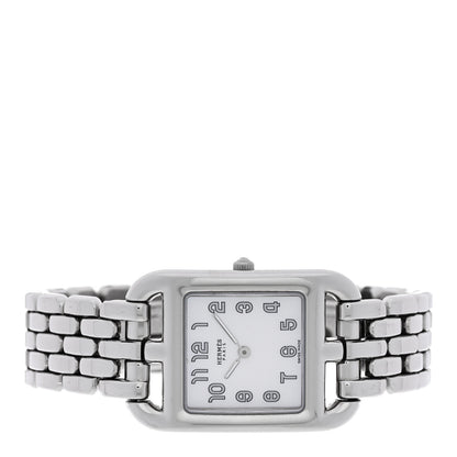 Hermes Stainless Steel 23mm Cape Cod Quartz Watch Etoupe 2 of 5