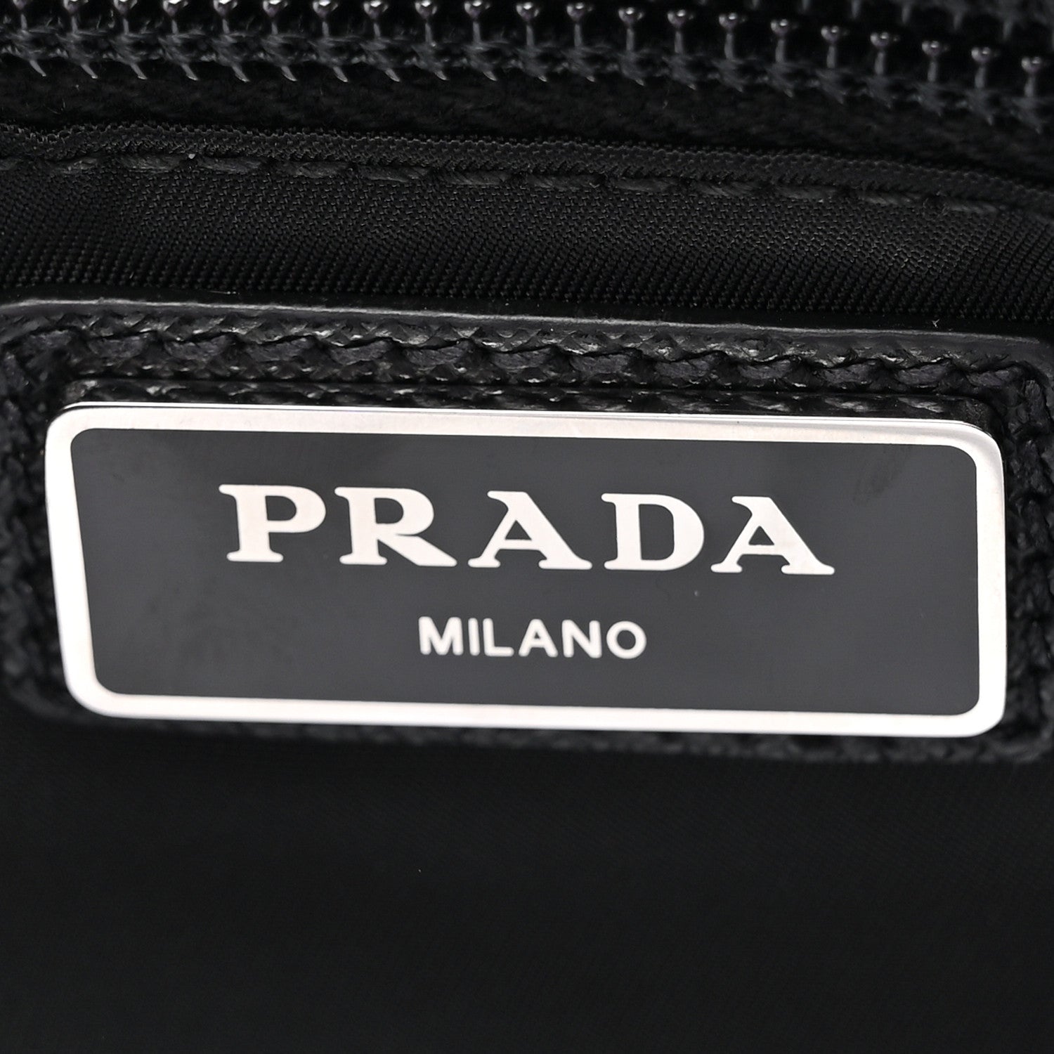 Prada Re-Nylon Saffiano Belt Bag Fuoco Black 6 of 9