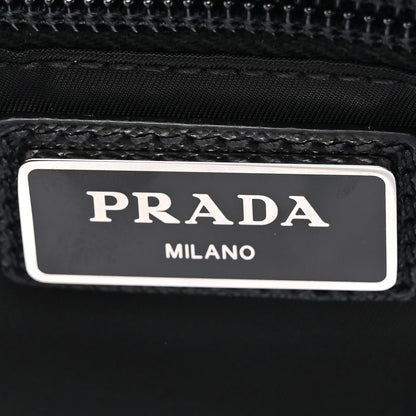 Prada Re-Nylon Saffiano Belt Bag Fuoco Black 6 of 9