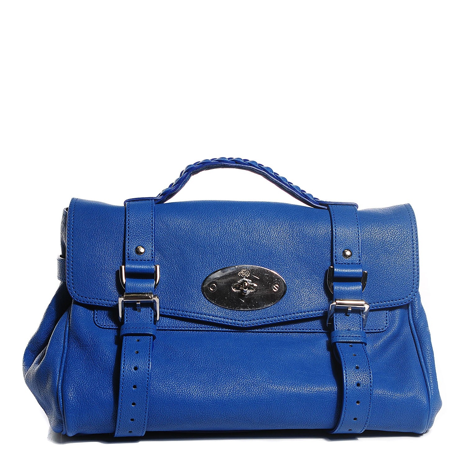 Mulberry Polished Buffalo Medium Alexa Bluebell Blue 1 of 11