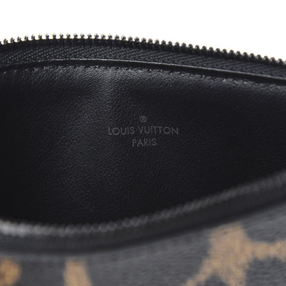 Louis Vuitton Animal Print Felicie Chain Wallet Zippered Insert 6 of 6