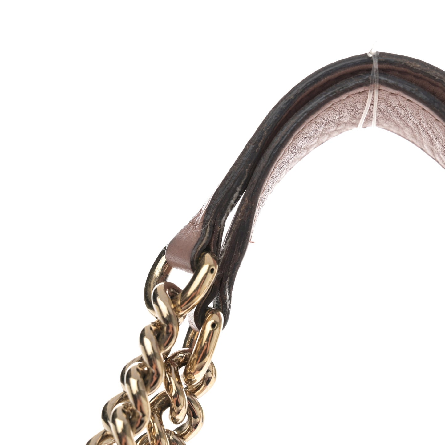 Pebbled Calfskin Medium Soho Chain Shoulder Bag Antique Rose