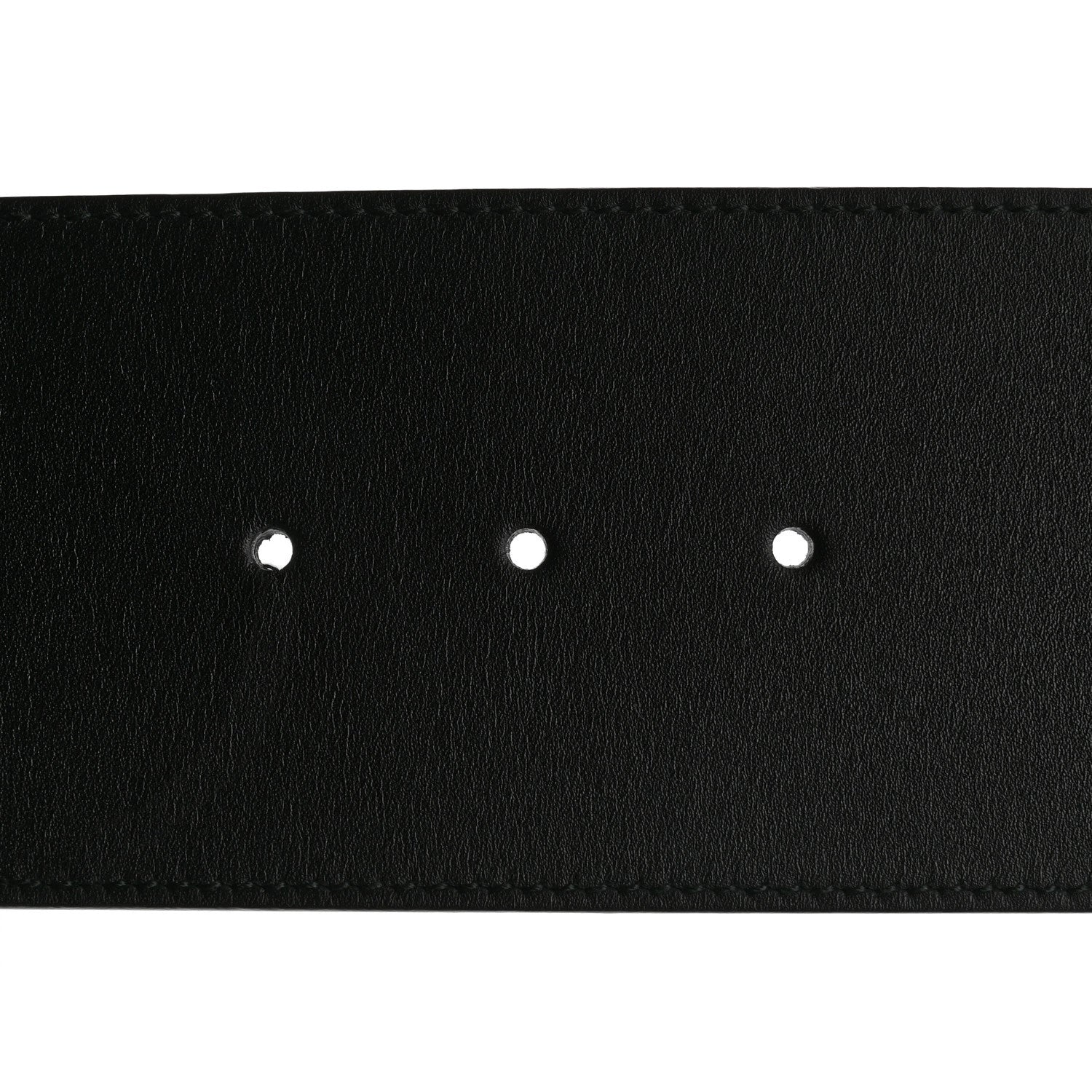 Gucci Moon Calfskin Pearl Double G 70mm Belt 90 36 Black Cream 3 of 5