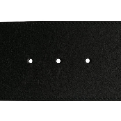 Gucci Moon Calfskin Pearl Double G 70mm Belt 90 36 Black Cream 3 of 5