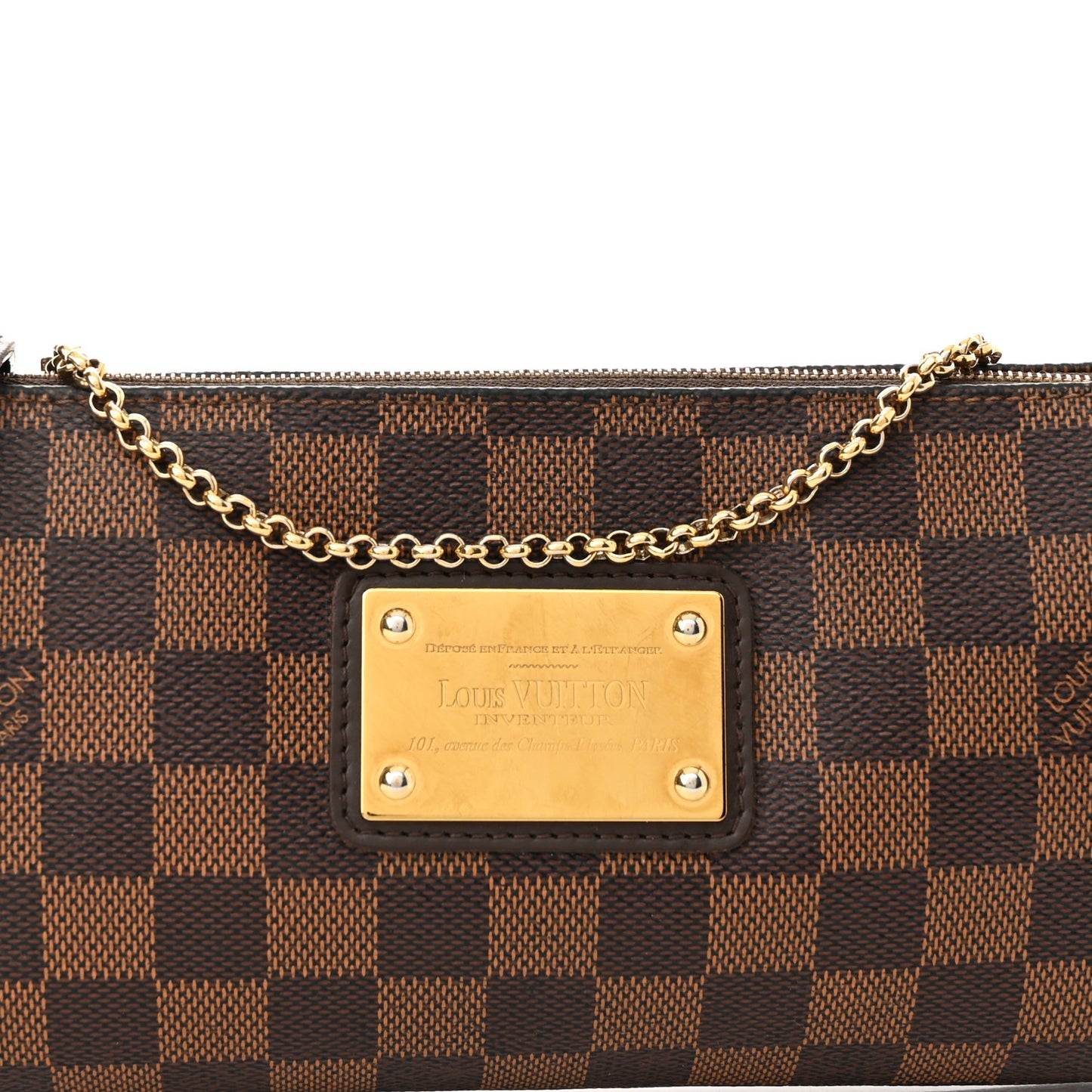 Damier Ebene Eva Clutch