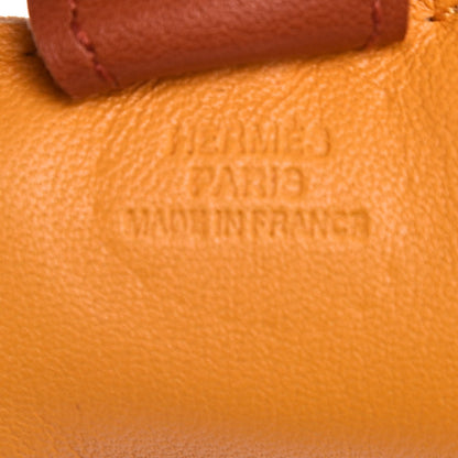 Hermes Milo Lambskin Grigri Rodeo Horse Bag Charm PM Jaune D'Or Bleu Agate Cornaline 3 of 4