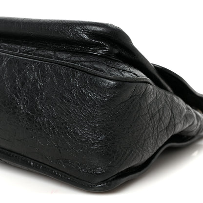 Saint Laurent Crinkled Calfskin Matelasse Monogram Medium Niki Chain Satchel Black 10 of 10