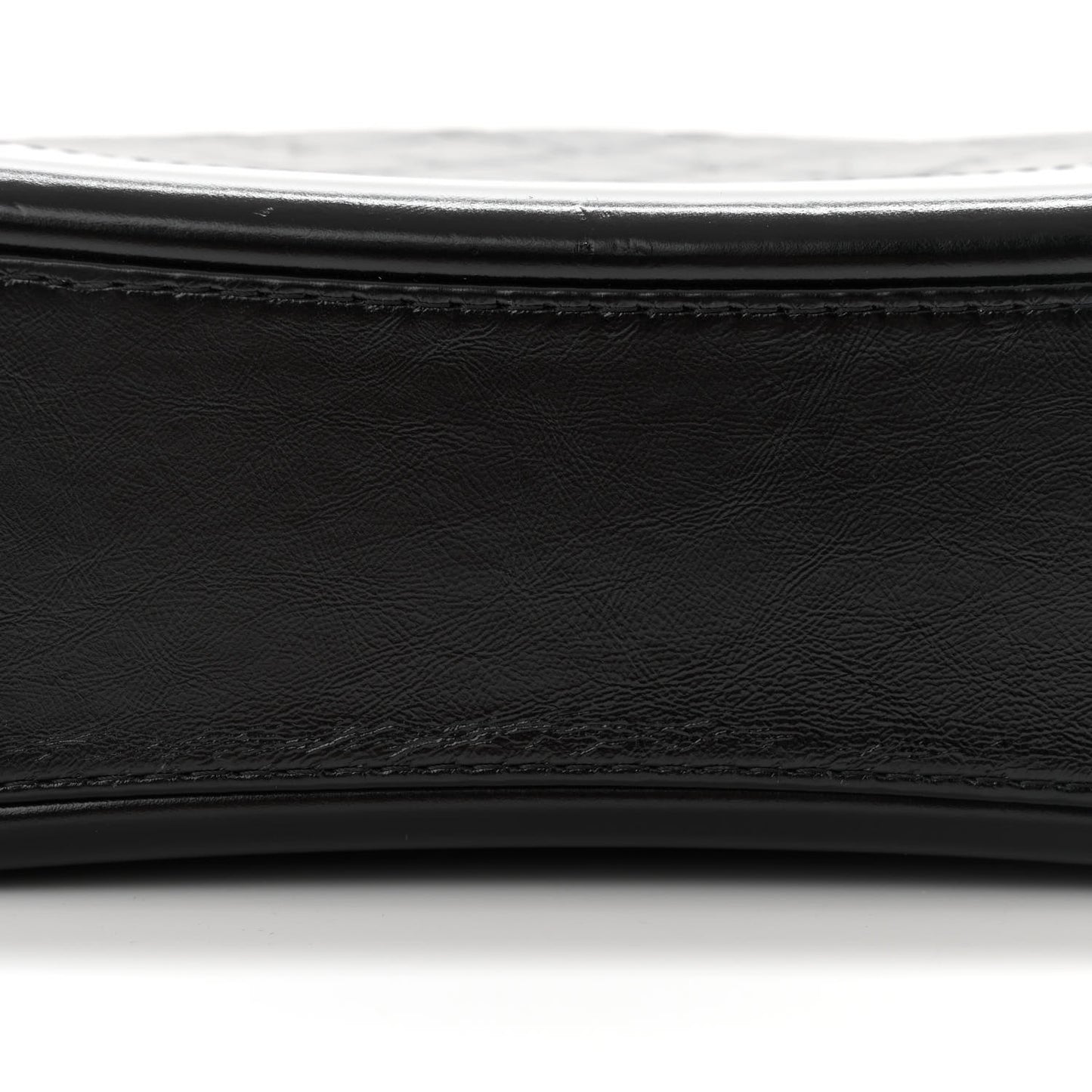 Aged Calfskin Quilted New Medium Gabrielle Hobo Black